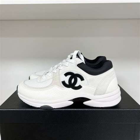 harrods chanel trainers|chanel black trainers white sole.